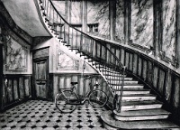 85 Boulanger Jean  En bas de l'escalier France    © Reflet Mondial de la Photographie 2017  Les photos sur ce CD ne sont pas libres de droits / The photos on this CD are not royalty free / De foto's op deze cd zijn niet royalty-vrije